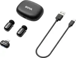 Coolblue Boya Mini 2 Zwart voor Usb C aanbieding