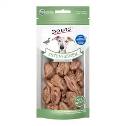 Zooplus 22g Dokas Eend Hartjes Gevriesdroogde Eend Hondensnacks aanbieding
