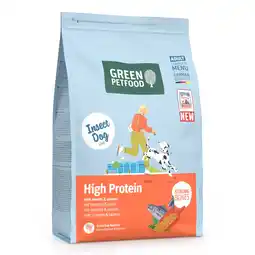 Zooplus 3kg Green Petfood InsectDog High Protein met insecten & Zalm droog hondenvoer aanbieding