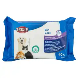 Zooplus Trixie oorverzorgingsdoekjes 40 stuks voor honden en katten aanbieding