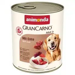 Zooplus animonda GranCarno Original Adult 6 x 800 g - met Eend aanbieding