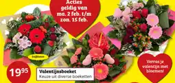 Tuinland Valentijnsboeket aanbieding