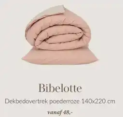 Babypark Bibelotte Dekbedovertrek poederroze aanbieding