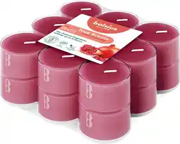 Intratuin Bolsius geurkaars True Scents Pomgrenate rood 6 uur D 3,5 H 1,8 cm 18 stuks aanbieding