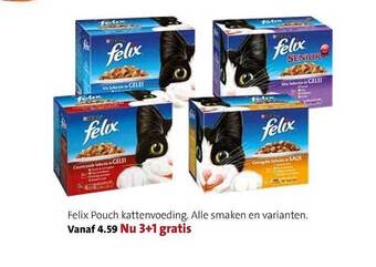 Intratuin Purina felix pouch kattenvoeding aanbieding