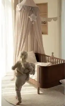 Babypark Witlof For Kids klamboe large urban taupe aanbieding