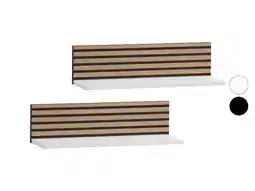 Lidl Schildmeyer Set van 2 wandplanken Ryker aanbieding