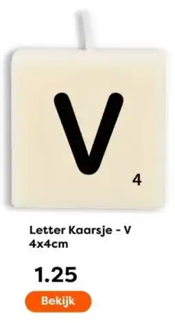 The Read Shop Letter Kaarsje - V aanbieding