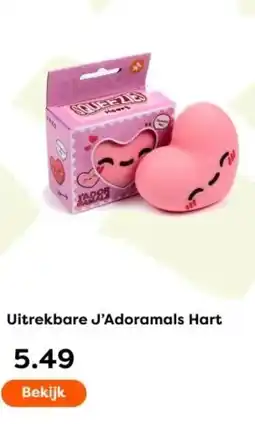 The Read Shop Uitrekbare J'Adoramals Hart aanbieding