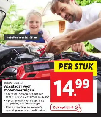 Lidl Acculader voor motorvoertuigen aanbieding