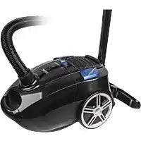 MediaMarkt KOENIC KVC 7324 Stofzuiger met zak Zwart/blauw aanbieding