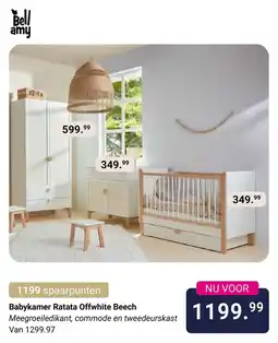 Van Asten BabySuperstore Babykamer Ratata Offwhite Beech aanbieding