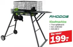 Van Cranenbroek Rhodos kloofmachine aanbieding