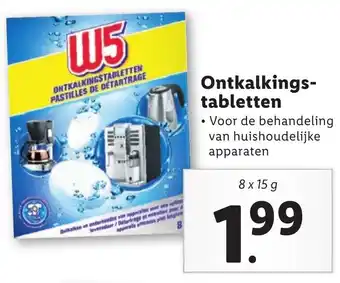 Lidl Ontkalkings- tabletten 8x15g aanbieding