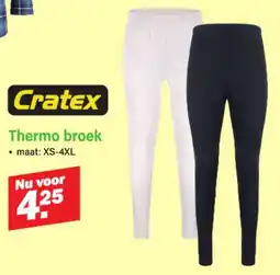 Van Cranenbroek Cratex Thermo broek aanbieding