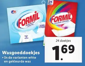 Lidl Wasgoeddoekjes aanbieding