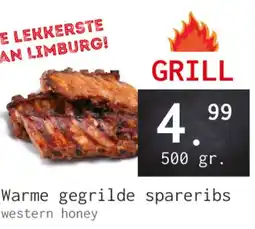 Naanhof Warme gegrilde spareribs aanbieding