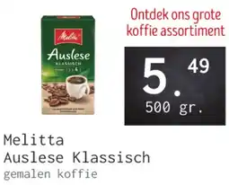 Naanhof Melitta Auslese Klassisch aanbieding