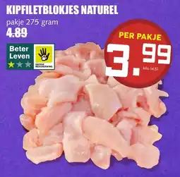 De Boerenschuur Kipfiletblokjes naturel aanbieding