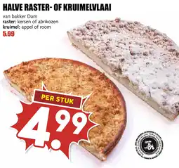 De Boerenschuur Halve raster of kruimelvlaai aanbieding