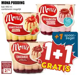 De Boerenschuur Mona pudding aanbieding