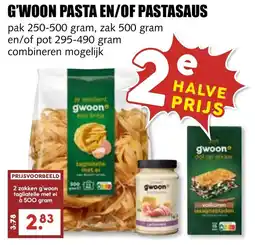 De Boerenschuur G'woon pasta en/of pastasaus aanbieding