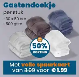 De Boerenschuur Gastendoekje aanbieding