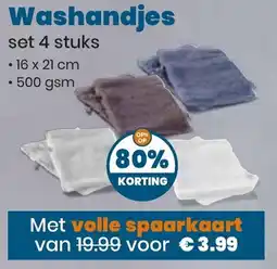 De Boerenschuur Washandjes aanbieding