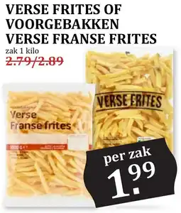 De Boerenschuur Verse frites of voorgebakken verse franse frites aanbieding