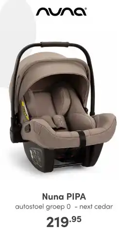 Baby & Tiener Nuna PIPA aanbieding