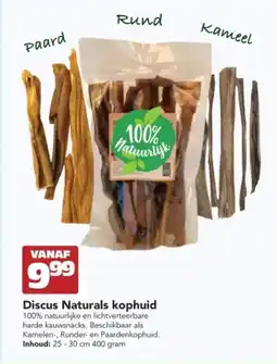 Discus Discus naturals kophuid aanbieding