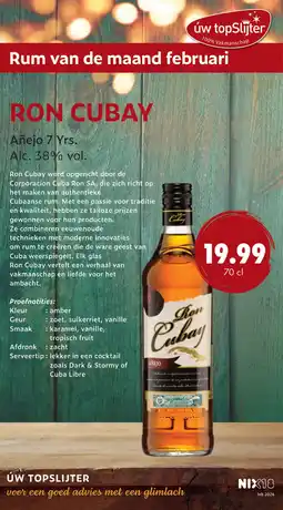 uw topSlijter Ron cubay aanbieding