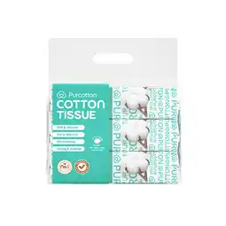 Joybuy Purcotton Katoenen Tissue 60 vellen (3× Enkele verpakking) aanbieding