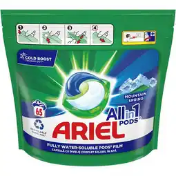 Joybuy Ariel All-in-one Laundry Pods Mountain Spring 65 pods aanbieding