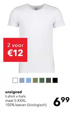 Scapino Unsigned t-shirt aanbieding