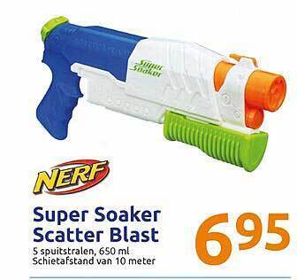 Action Nerf super soaker scatter blast 650 ml aanbieding