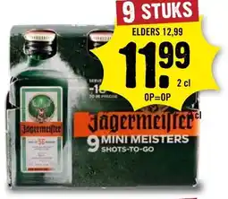 Dirck 3 Jagermeister aanbieding