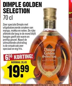 Dirck 3 Dimple golden selection aanbieding