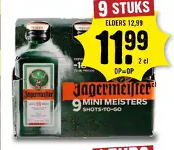 Dirck 3 Jagermeister aanbieding