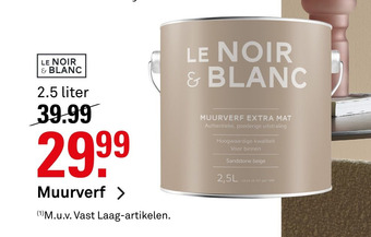 Karwei Le noir & blanc muurverf aanbieding