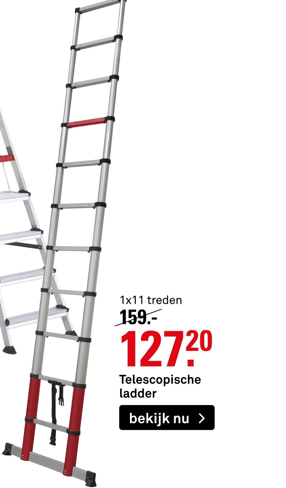 Telescopische ladder aanbieding bij Karwei