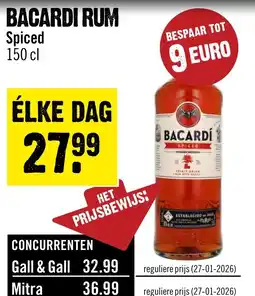 Dirck 3 Bacardi rum aanbieding
