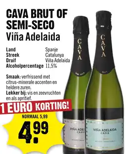 Dirck 3 Cava brut of semi seco aanbieding