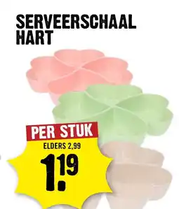 Dirck 3 Serveerschaal hart aanbieding