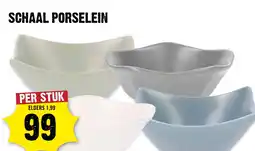 Dirck 3 Schaal porselein aanbieding