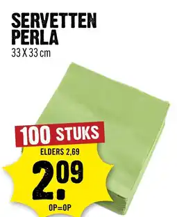 Dirck 3 Servetten perla aanbieding