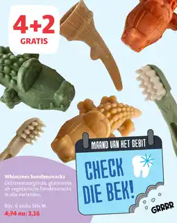 Maxi Zoo Whimzees hondensnacks aanbieding