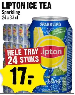 Dirck 3 Lipton ice tea Sparkling aanbieding