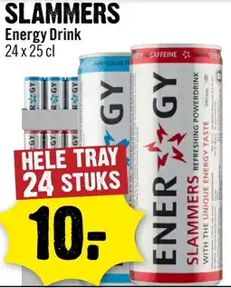 Dirck 3 Slammers Energy Drink aanbieding