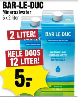 Dirck 3 Bar-le-duc Mineraalwater aanbieding